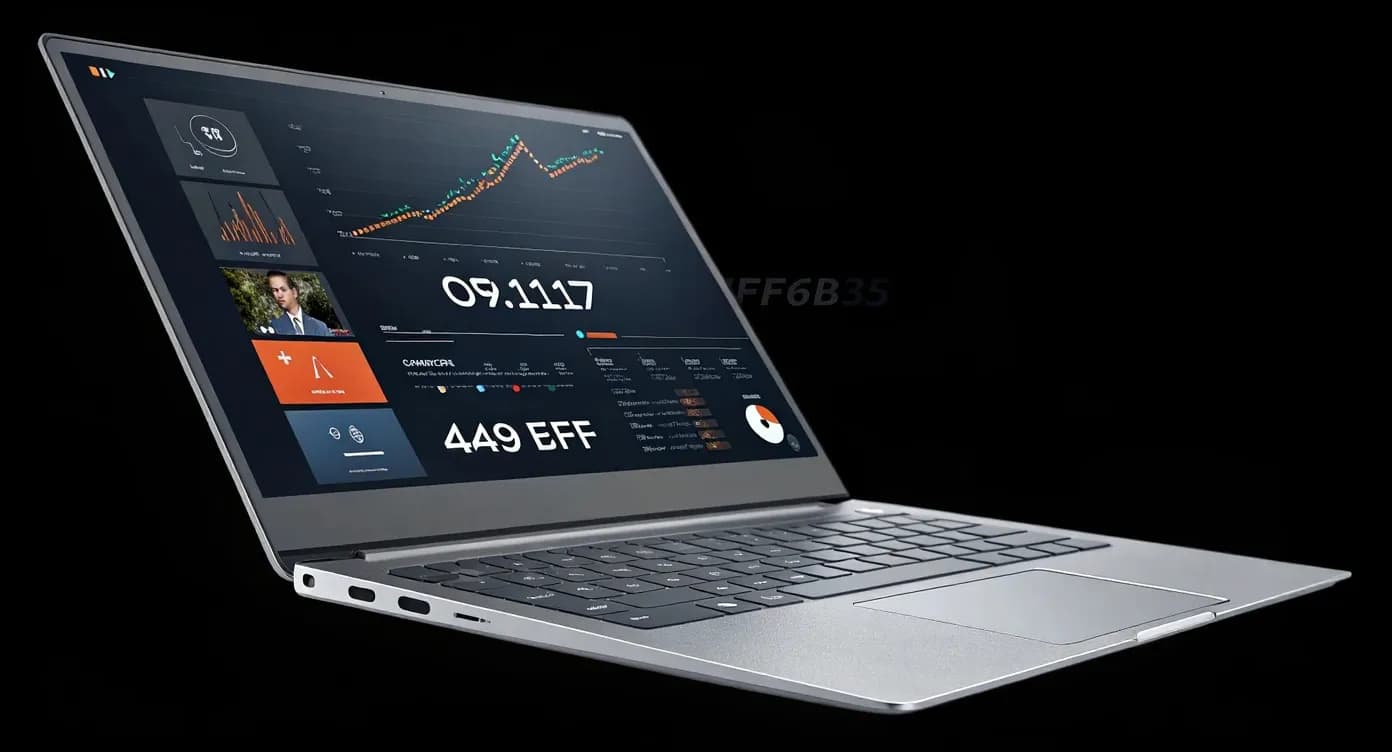 Social media monitoring tools 2026 — laptop showing a consolidated media monitoring dashboard